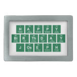 Happy
 Birthday
 Joseph  Belt Buckles