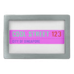 Cool street  Belt Buckles