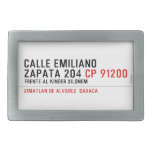 CALLE EMILIANO  ZAPATA 204  Belt Buckles