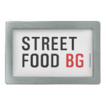 Street Food  Belt Buckles