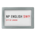 NP English  Belt Buckles