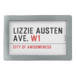 Lizzie Austen Ave.  Belt Buckles