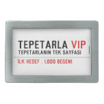 TEPETARLA  Belt Buckles