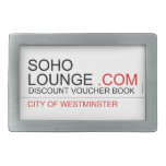 Soho Lounge  Belt Buckles