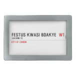 FESTUS KWASI BOAKYE   Belt Buckles