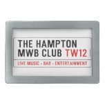 the Hampton  MWB Club  Belt Buckles