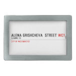 ALENA GRISHCHEVA  STREET  Belt Buckles