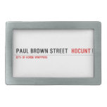 paul brown street   Belt Buckles