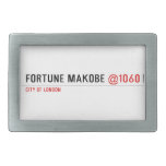 FORTUNE MAKOBE  Belt Buckles