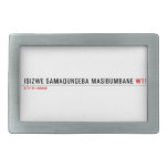 isizwe samaqungeba masibumbane  Belt Buckles
