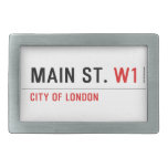 Main St.  Belt Buckles