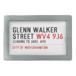 glenn walker street  Belt Buckles