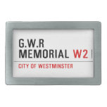 G.w.r memorial  Belt Buckles