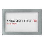 Karla Croft Street  Belt Buckles