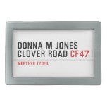 Donna M Jones Clover Road  Belt Buckles