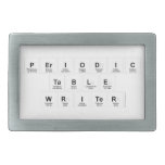 Periodic
 Table
 Writer  Belt Buckles