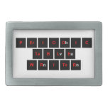 Periodic
 Table
 Writer  Belt Buckles