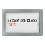 SYCAMORE CLASS   Belt Buckles