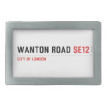 Wanton Road  Belt Buckles