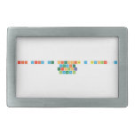 XII FERIA DE CIENCIAS Y TECNOLOGÍA
 DESCUBRE 
 EXPLORA
 INVESTIGA  Belt Buckles