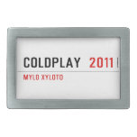 COLDPLAY   Belt Buckles