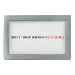 Dikat Et BurasI DemİrkapI  Belt Buckles