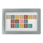 Periodic
 Table
 Writer  Belt Buckles