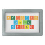 Periodic
 Table
 Writer  Belt Buckles