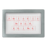 Periodic
 Table
 Writer  Belt Buckles