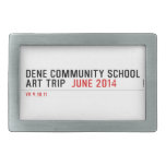 Dene community school art trip   Belt Buckles