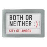 BOTH or NEITHER  Belt Buckles