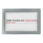 CAROL PEACHES AVE  Belt Buckles