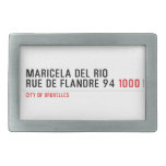 Maricela del Rio Rue de Flandre 94  Belt Buckles