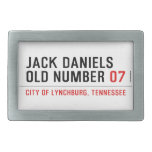 Jack Daniels Old Number  Belt Buckles