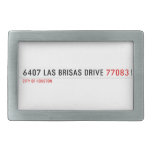 6407 Las Brisas Drive  Belt Buckles