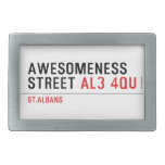 awesomeness street  Belt Buckles