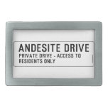 andesite drive  Belt Buckles