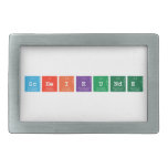 scheikunde  Belt Buckles