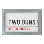  TWO BUNS  Belt Buckles
