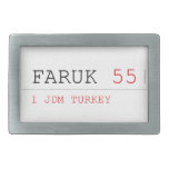 FARUK  Belt Buckles