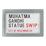 muhatma gandhi statue  Belt Buckles