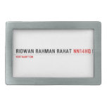 Ridwan Rahman Rahat  Belt Buckles