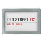 old street  Belt Buckles
