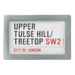 Upper  tulse hill/ Treetop  Belt Buckles