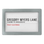 Gregory Myers Lane  Belt Buckles
