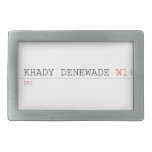 Khady denewade  Belt Buckles
