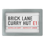 Brick Lane  Curry Hut  Belt Buckles