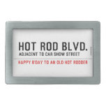 Hot Rod Blvd.  Belt Buckles