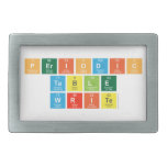 Periodic
 Table
 Write  Belt Buckles