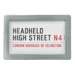 Headheld High Street  Belt Buckles